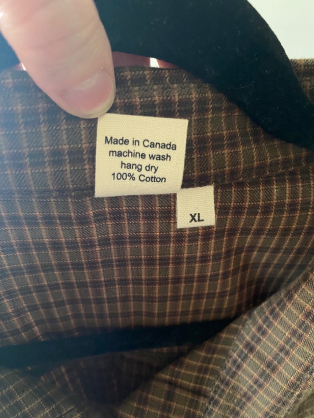 Shelter Lloyd button up in brown plaid - Picture 6 of 6